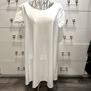 Susana Monaco White Tie Back Dress, size L